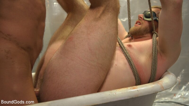 Scott Riley tortures and fucks Myles Landon