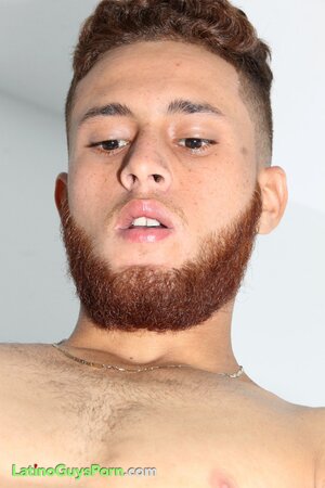 Ruso strokes his big cock