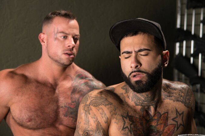 Sean Duran brutally fucks Rikk York