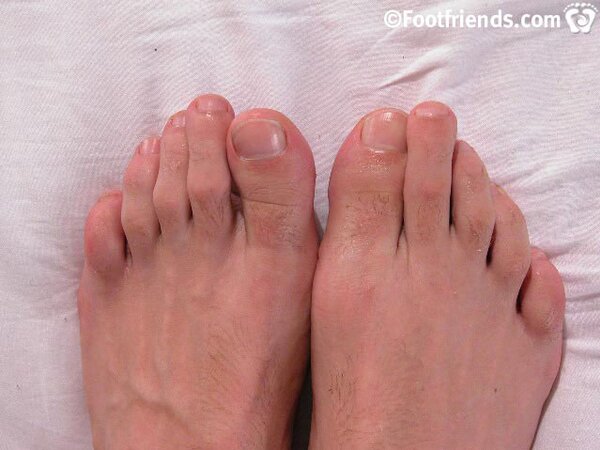 Dylan West shows off his feet and cock