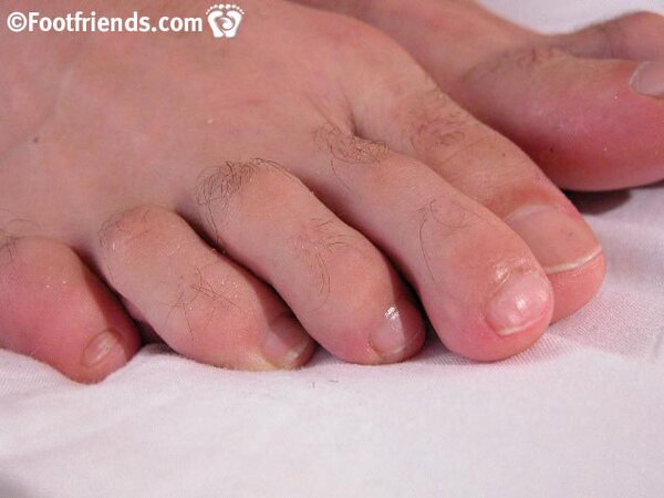Dylan West shows off his feet and cock
