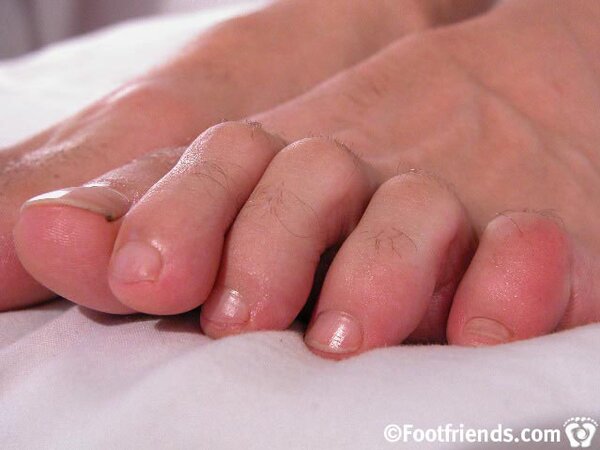 Dylan West shows off his feet and cock
