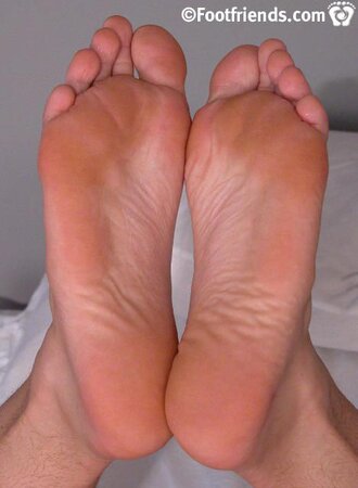 Dylan West shows off his feet and cock