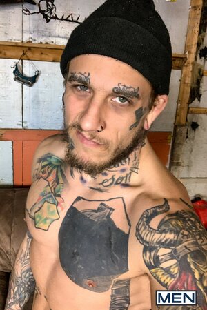 Bo Sinn plays with his big dick and ass