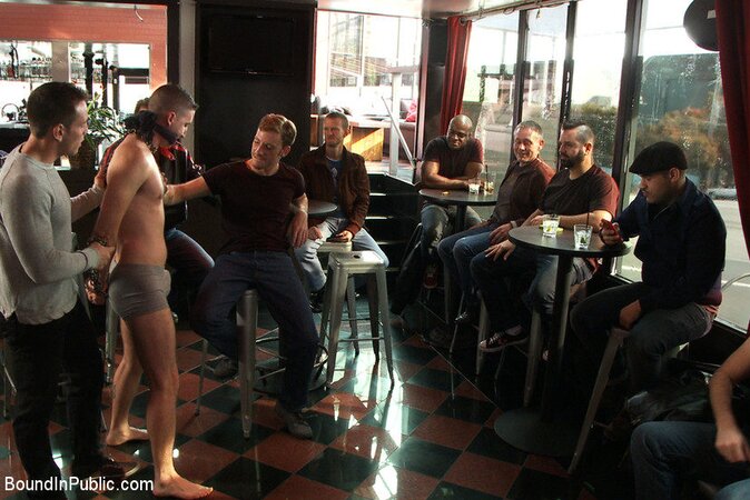 Muscle stud gets tied up and humiliated