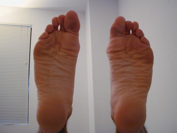 Cole flexes off his hairy feet and sexy socks in the solo shoot