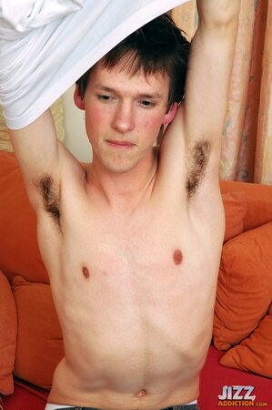 Innocent European twink Pavel erupts with hot splashing cum