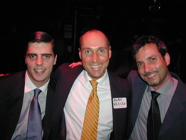 Men in suits gather for a thrilling foot fetish party