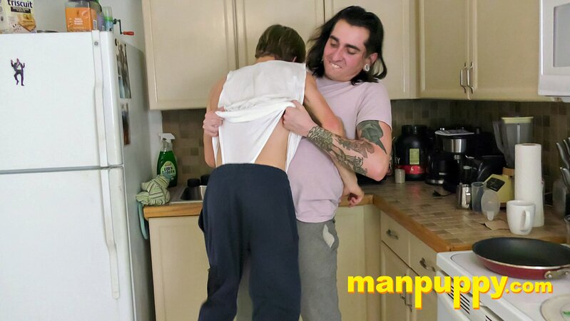 Johnny Mercy and Richard Lennox torment Frank Funsize with wedgies
