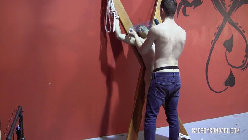 Tye dominates Whiskey with bondage and flogging
