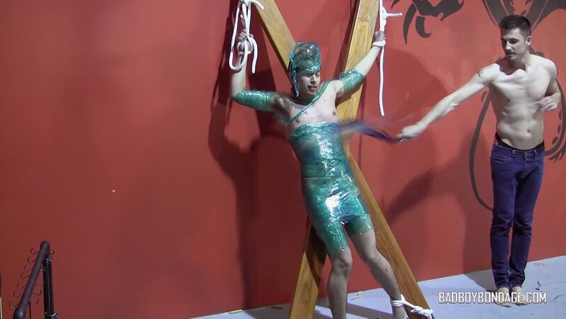 Tye dominates Whiskey with bondage and flogging