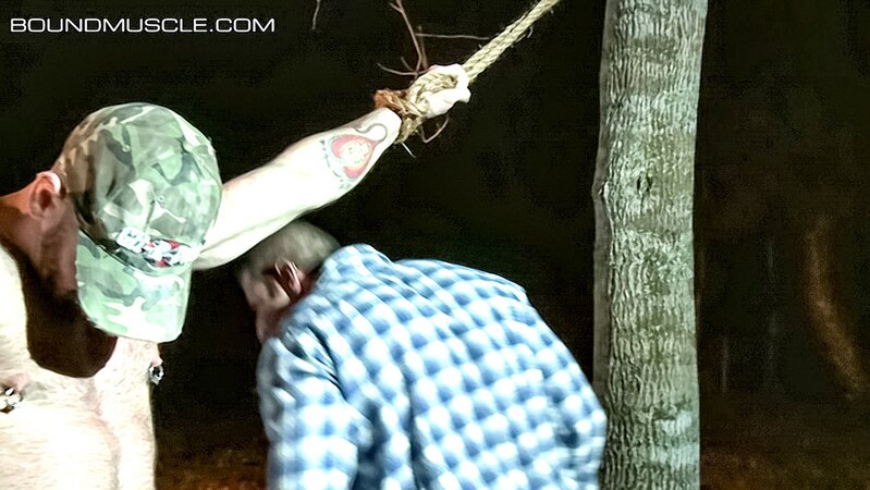 Tober Brandt is tied up and whipped by Nick Moretti's bullwhip