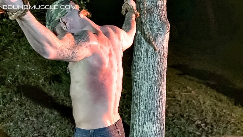 Tober Brandt is tied up and whipped by Nick Moretti's bullwhip