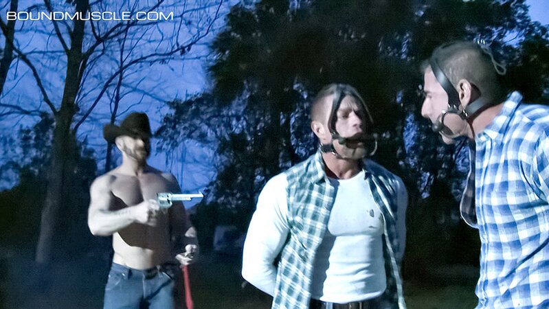 Tober Brandt is tied up and whipped by Nick Moretti's bullwhip