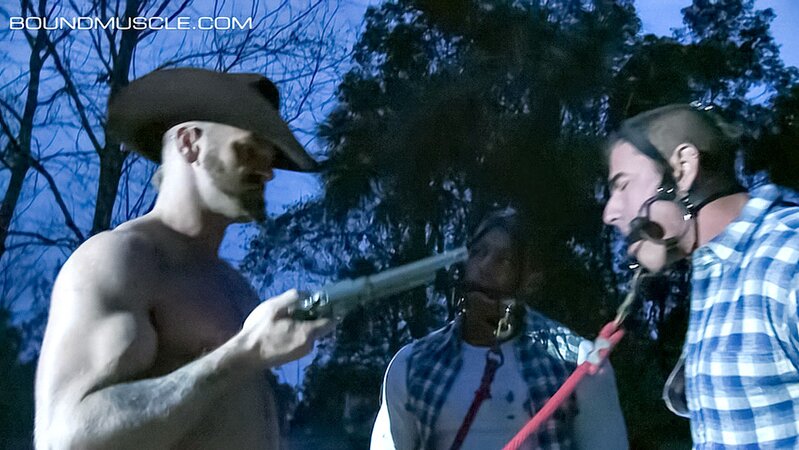 Tober Brandt is tied up and whipped by Nick Moretti's bullwhip