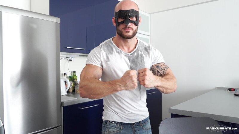 David Boss strokes his cock in unedited shoot