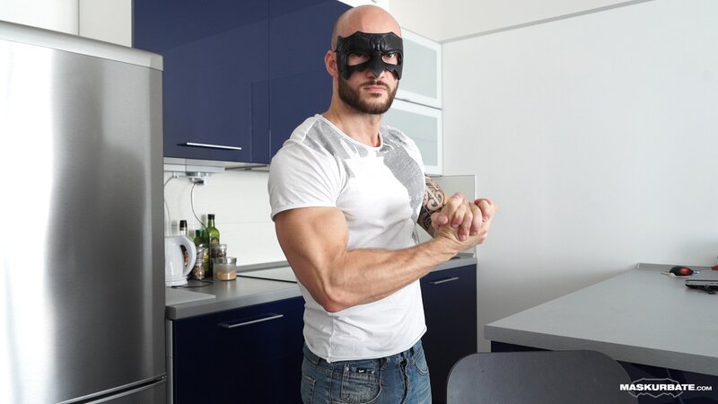 David Boss jerks off in new apartment for debut