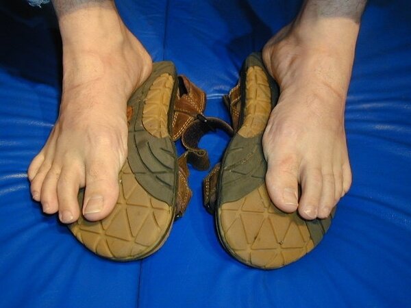 Footguys show meaty feet at Foot Friends NYC event
