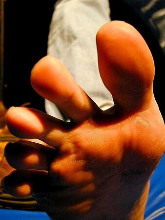 Footguys show meaty feet at Foot Friends NYC event