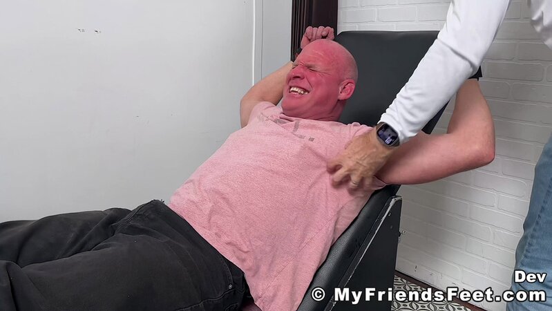 Dan Edwards tickles Dev’s socks off and makes him giggle