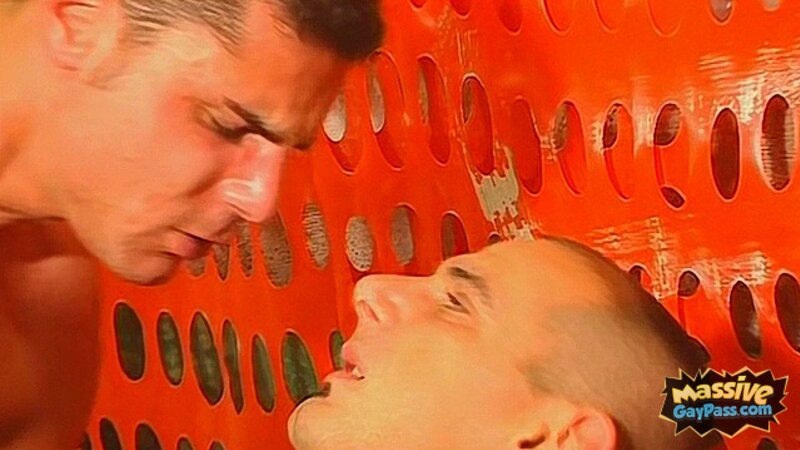Construction workers Andre, Andre, and Manuel turn lunch break into a threesome